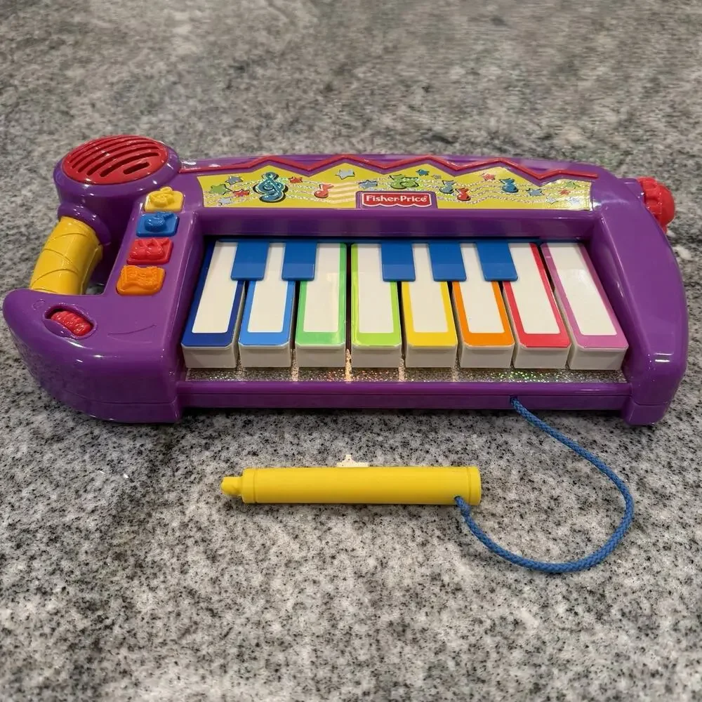 VTG/RARE - 2001 FISHER-PRICE Lil’ Music Makers 2 in 1 Piano to Xylophone- *READ*